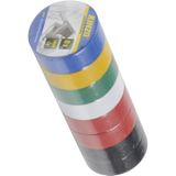 8 Gekleurde Rollen Isolatie Tape - 18 Mm X 5 Meter - Isolerende Tape