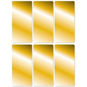 Gouden etiketten 18 stuks - Gouden stickers 18 stuks