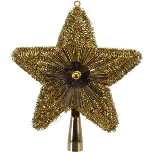 Kerstboompieken ster, 25 cm rose gouden kerstboom toppen, Rose Gouden kerstboom topper, 20 LED-lampjes Glinsterende metalen kerstversieringen,Kerstversieringen Topperhouder voor kerstboomdecoratie