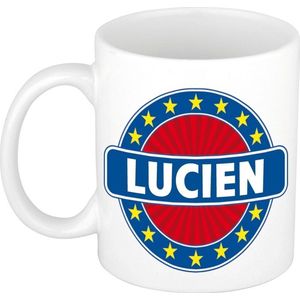 Lucien  naam koffie mok / beker 300 ml  - namen mokken