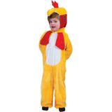 Hanen/kippen dieren verkleedkleding onesie voor kinderen - kostuum kip/haan