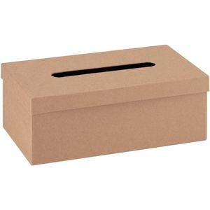Onbewerkte Kartonnen Tissuebox 25 cm