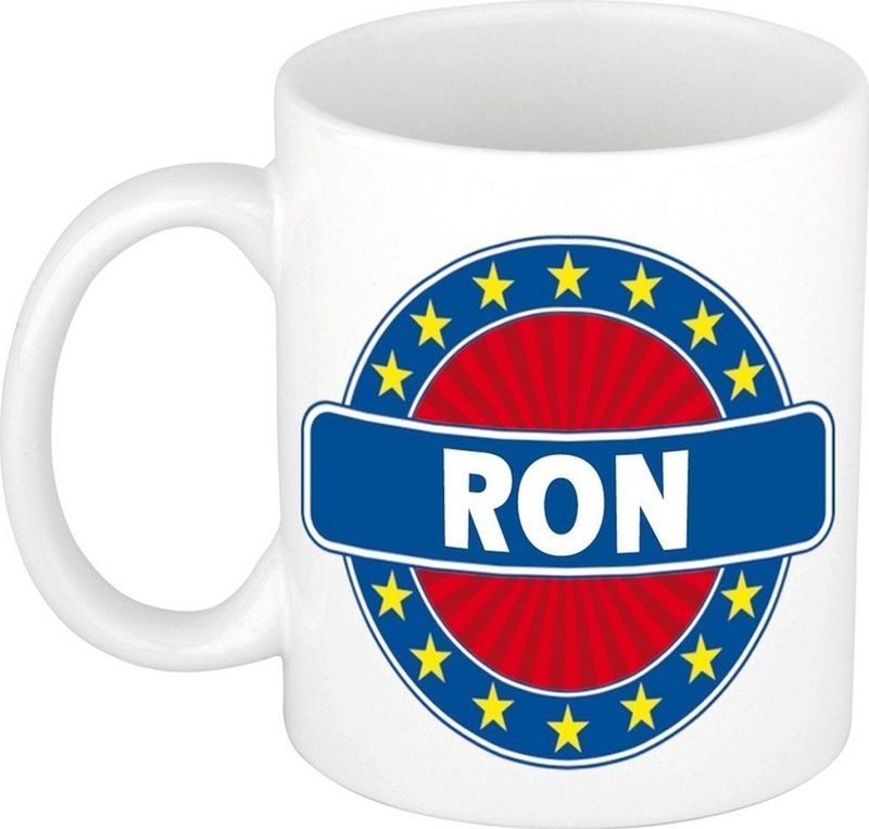 Ron naam koffie mok / beker 300 ml  - namen mokken
