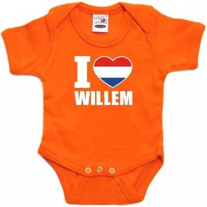 I love Willem rompertje oranje babies