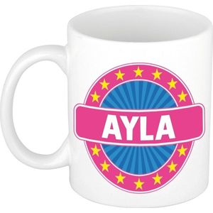Ayla naam koffie mok / beker 300 ml  - namen mokken