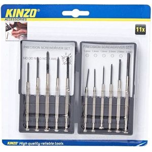 Kinzo Precisie schroevendraaier set - 11 delig