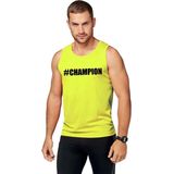 Neon geel kampioen sport shirt singlet #Champion heren
