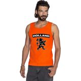 Bellatio Decorations - Tanktop - Oranje - Katoen