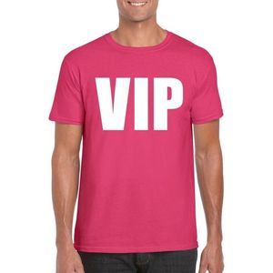 VIP fun t-shirt roze voor heren