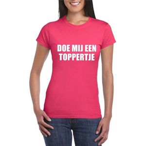 Doe mij een Toppertje shirt roze voor dames