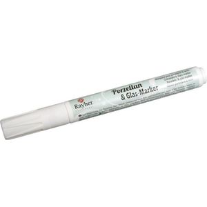 Witte glas en porselein marker - stiften