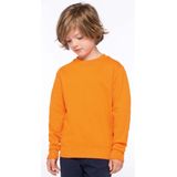 Oranje katoenmix sweater voor kinderen