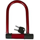 Benson Fietsslot / beugelslot - rood - 16 x 20 cm - Fietsslot/Scooter/Motorslot - Fiets sloten en accessoires