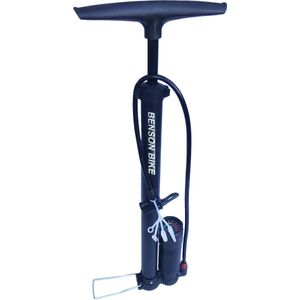 Luxe fietspomp inclusief manometer - 10 bar