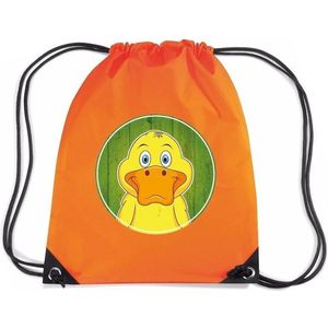 Eenden rugtas / gymtas oranje voor kinderen - Gymtasje - zwemtasje