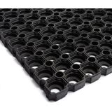 Rubberen deurmat - 60 x 40 cm - buitenmat