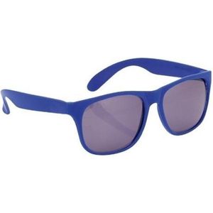 Voordelige blauwe party zonnebrillen - Verkleedbrillen - Voor volwassenen