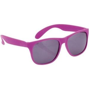 Toppers Voordelige paarse party zonnebrillen - Verkleedbrillen - Voor volwassenen