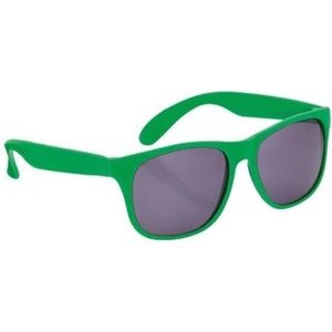 Voordelige groene party zonnebrillen - Verkleedbrillen voor volwassenen