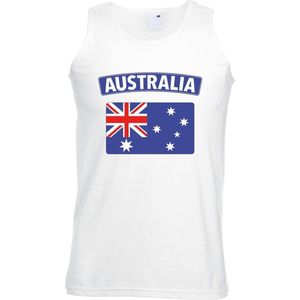 Bellatio Decorations - Singlet - Wit - 100% Katoen