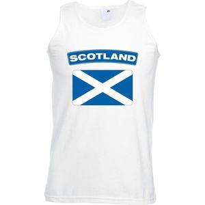 Bellatio Decorations - Singlet - Wit - Katoen