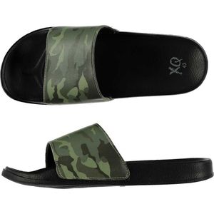 Badslippers/huisslippers met camouflage print voor heren
