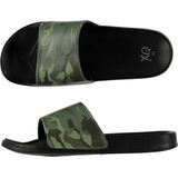 Badslippers/huisslippers met camouflage print voor heren 45