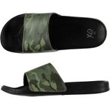 Badslippers - Camouflage Print - Zwart - Kunststof