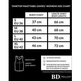 Bellatio Decorations - Australia - Mouwloos Shirt - Blauw - Dames