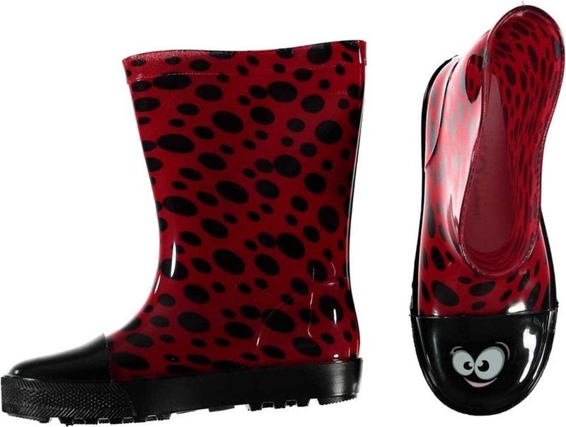 Peuter regenlaarzen met lieveheersbeestje print