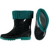 Blauwe kinder regenlaarzen met voering 