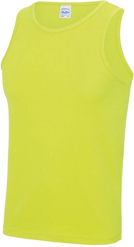 AWDis - Sport Sintlet - Tanktop - Fluor Geel - 100% Polyester, Vocht Afvoerend