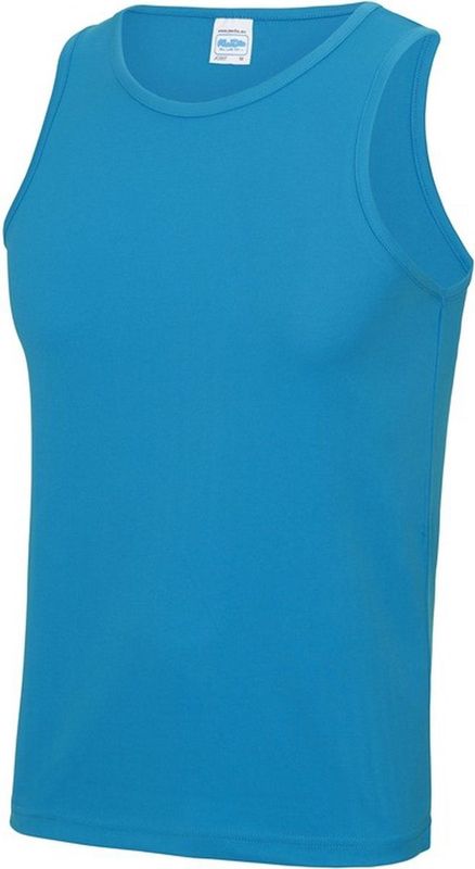 AWDis - Sport Tanktop - Blauw - Polyester - Mouwloos
