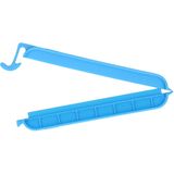 Benson Vershoudclips/vershoudknijpers - 10x - kunststof - pastel kleuren