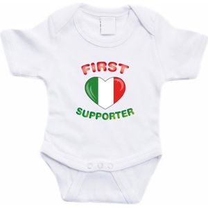 Bellatio Decorations - First Italie - Rompertje - Wit - Baby 56