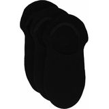 Apollo Sneaker enkelsokken met siliconen hiel - zwart - voor heren - 3x stuks pak