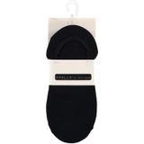 Zwarte sneaker sokken met siliconen hiel voor heren 3 pak 42-47