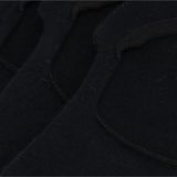 Apollo Sneaker enkelsokken met siliconen hiel - zwart - voor heren - 3x stuks pak