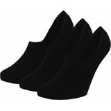 Apollo Sneaker enkelsokken met siliconen hiel - zwart - voor heren - 3x stuks pak