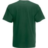 Grote maten basic donker groene t-shirt voor heren - voordelige katoenen shirts - Regular fit