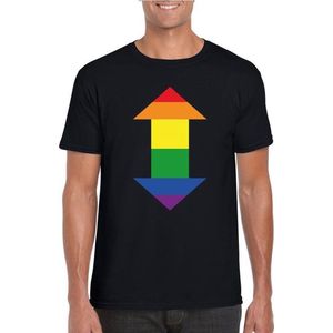 Gay shirt pijl versatile zwart heren - Feestshirts