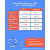 Hallo allemaal tekst roze t-shirt voor kinderen 110 116