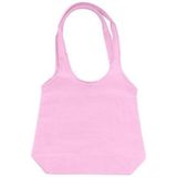 8 x Roze opvouwbare tassen met hengsels 43 x 41 cm- Shoppers
