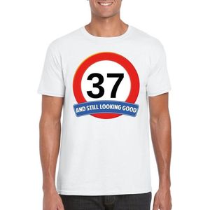 jaar and still looking good t-shirt wit - heren - verjaardag shirts