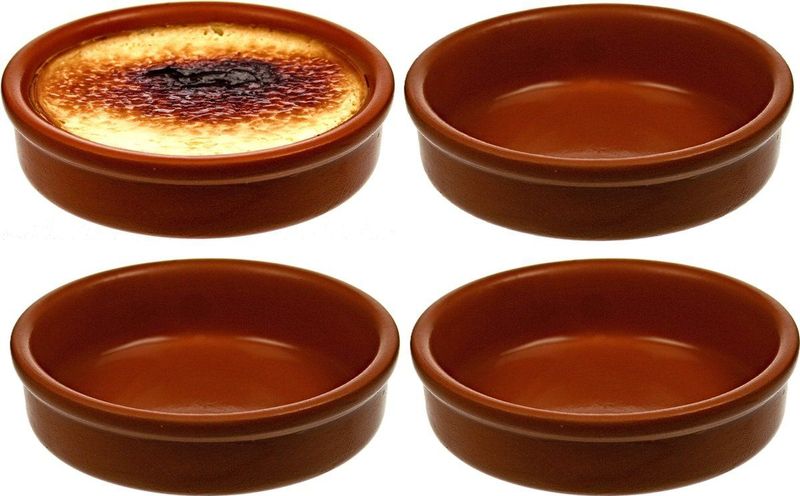 Cosy & Trendy - Mini Tapas Schaaltjes - Bruin - Steen - Set van 4