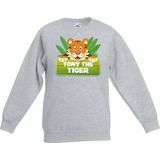 Tony the tiger sweater grijs voor kinderen - unisex - tijger trui - kinderkleding / kleding