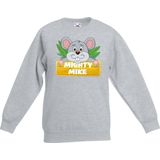 Mighty Mike sweater grijs voor kinderen - unisex - muizen trui - kinderkleding / kleding
