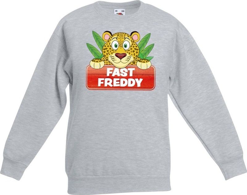 Bellatio Decorations - Sweater - Grijs - Katoen