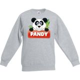 Bellatio Decorations - Pandy de Panda - Sweater - Grijs - Katoen - Unisex