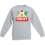 Bellatio Decorations - Sweater - Grijs - Katoen